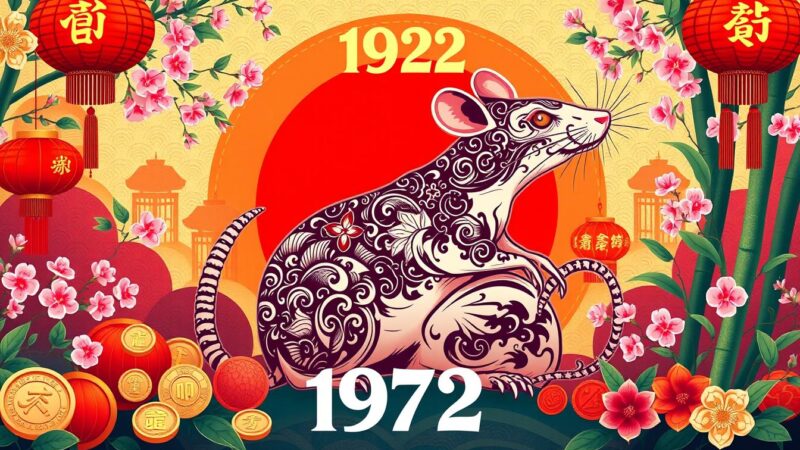 1972 год какого животного по Восточному календарю?