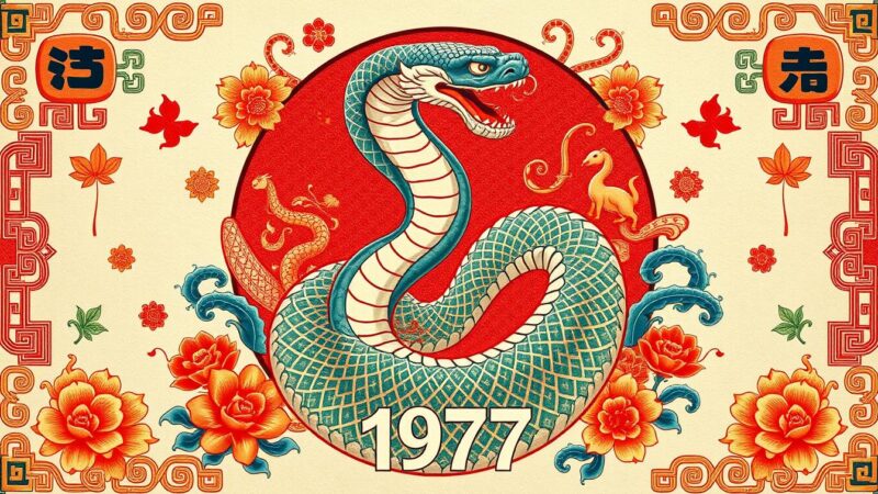 1977 рік якої тварини за Східним календарем?