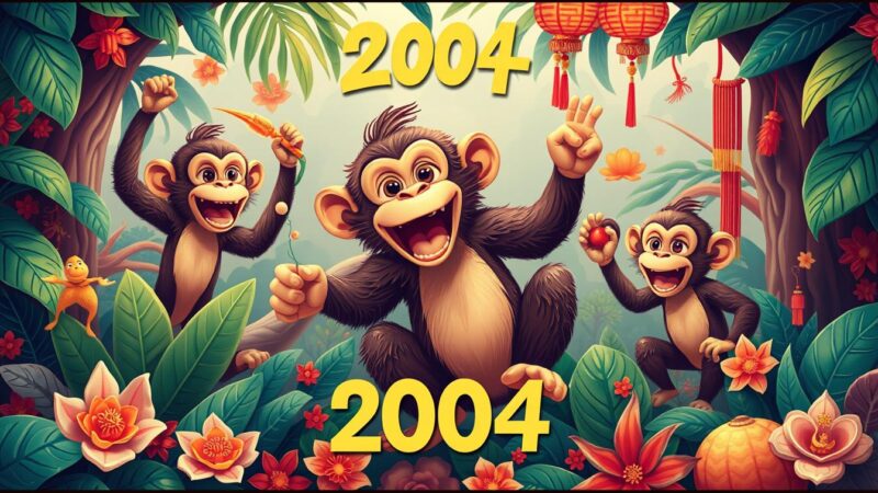 2004 год какого животного по Восточному календарю?