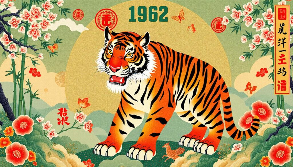 Восточный календарь Тигр 1962